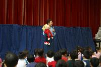 幼児交通安全教室のようす