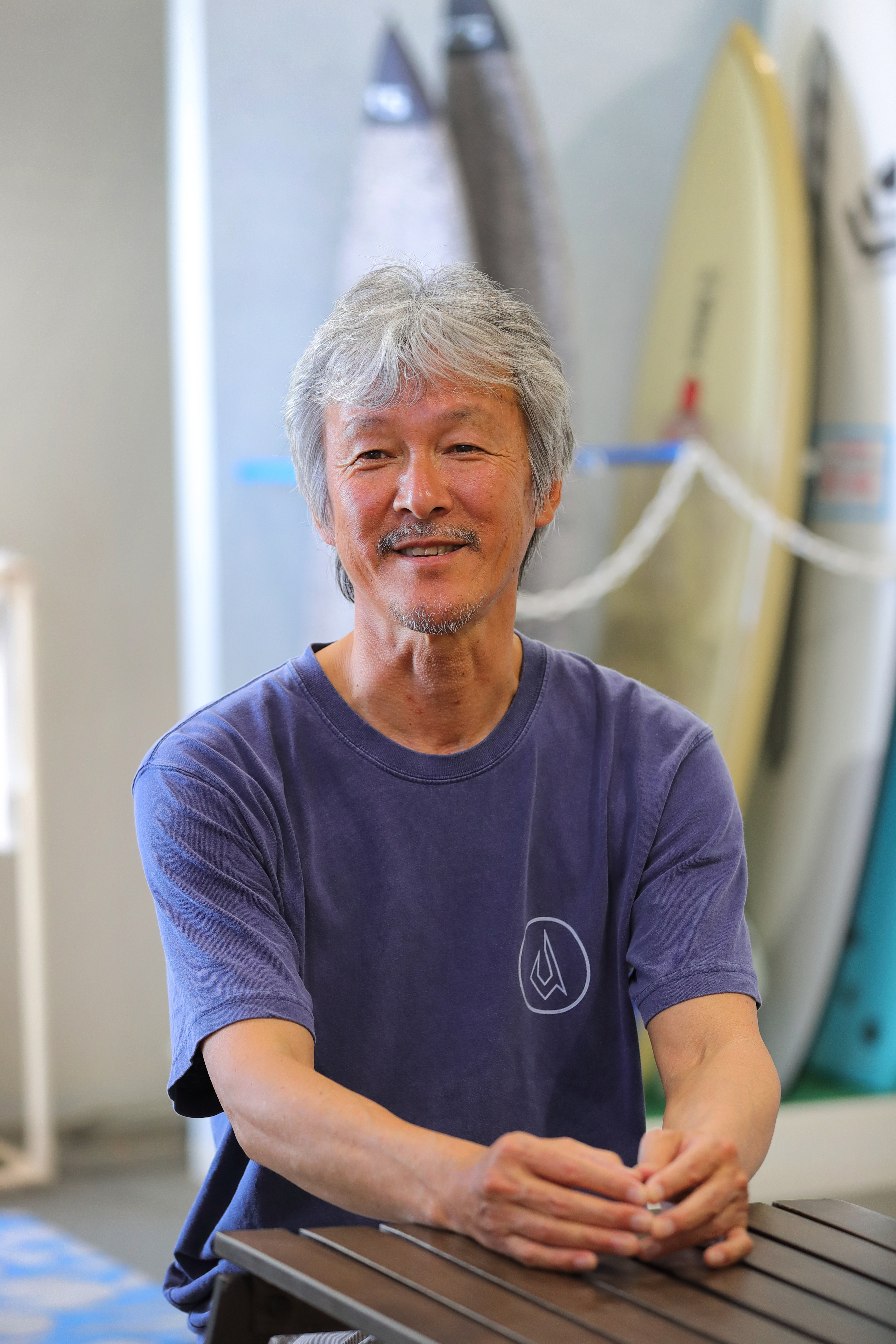 REAL SURF 代表　残間 祥夫さんの写真