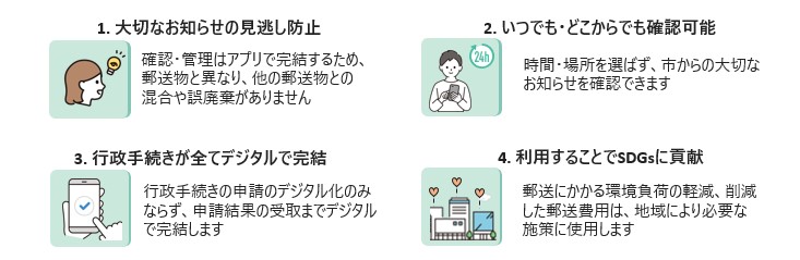 ４つのメリット