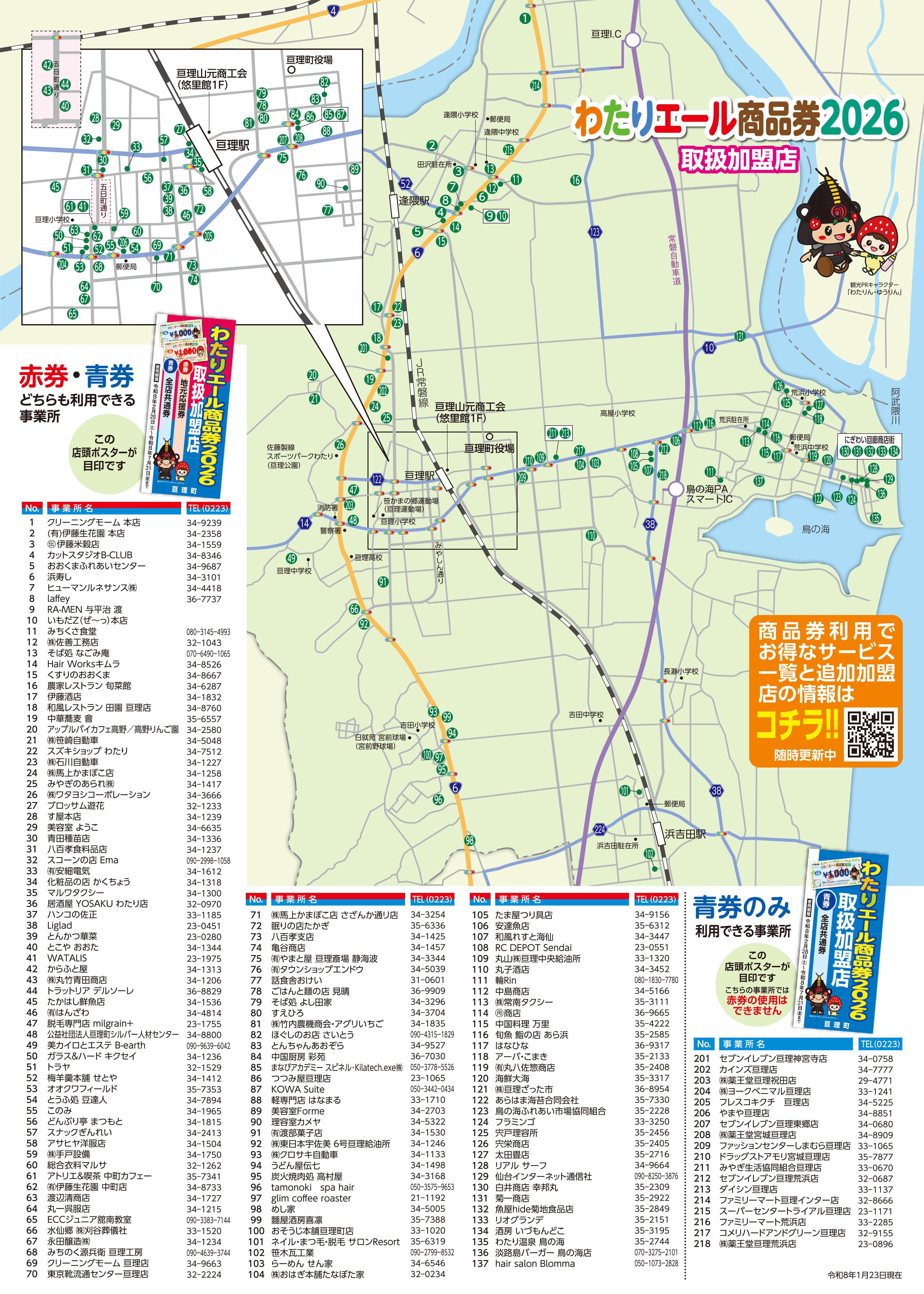 わたりエール商品券